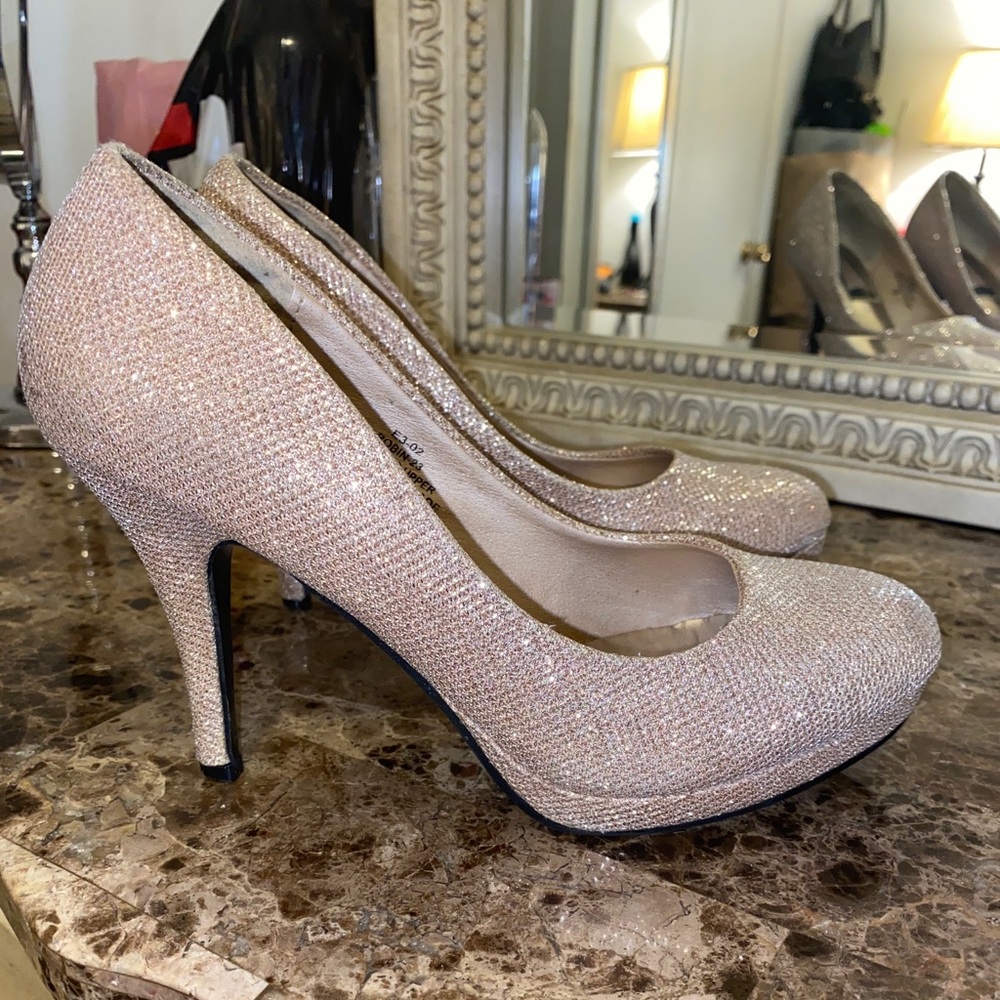 Gold heels